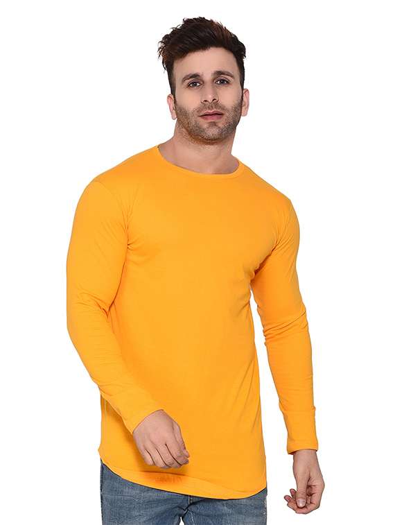 men round neck cotton t-shirt - 19915566 -  Zoom Image - 0