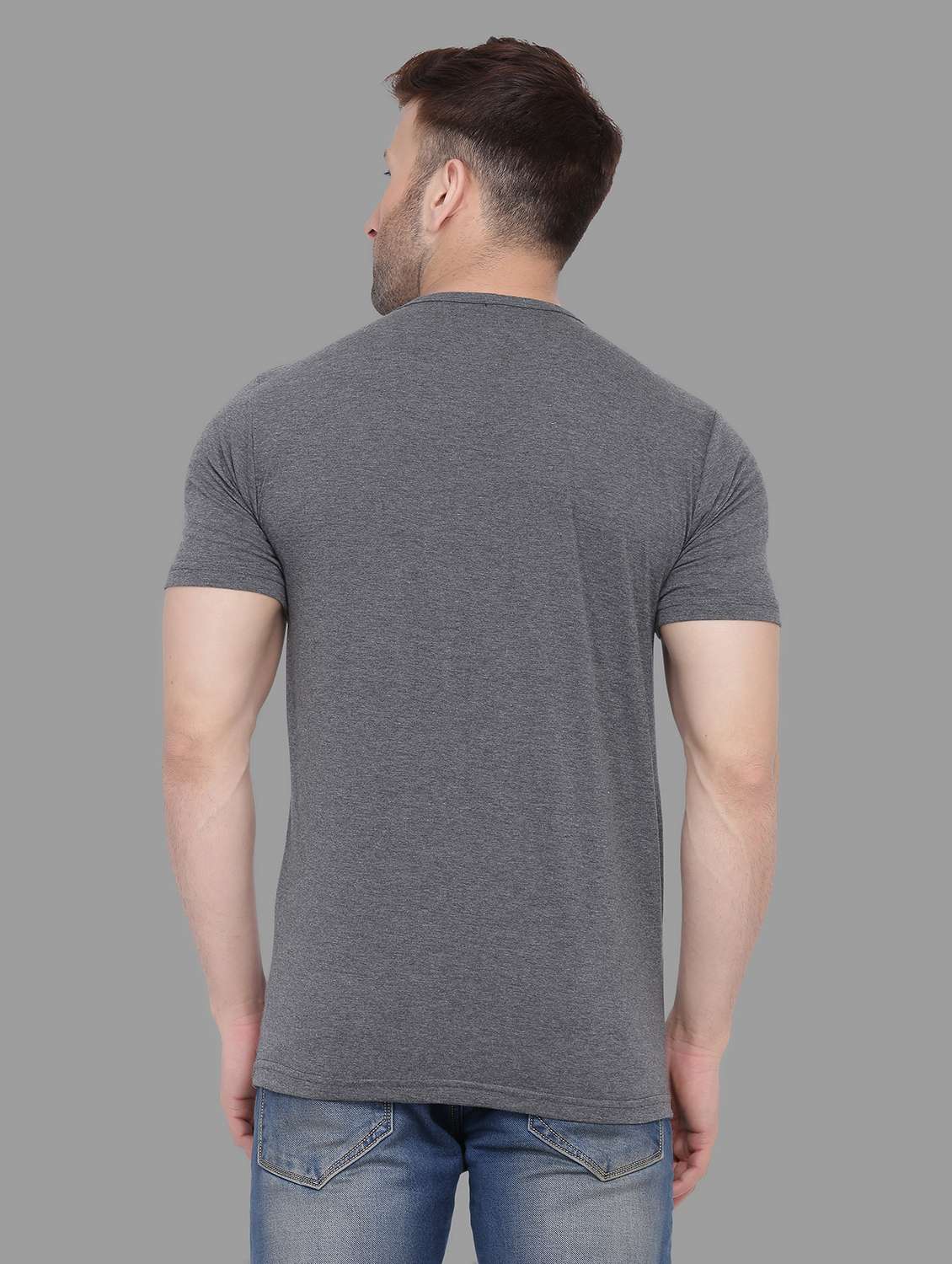 men crew neck cotton t-shirt - 19915572 -  Standard Image - 2