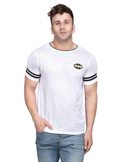 men taped short sleeve t-shirt - 19915613 -  Standard Image - 0