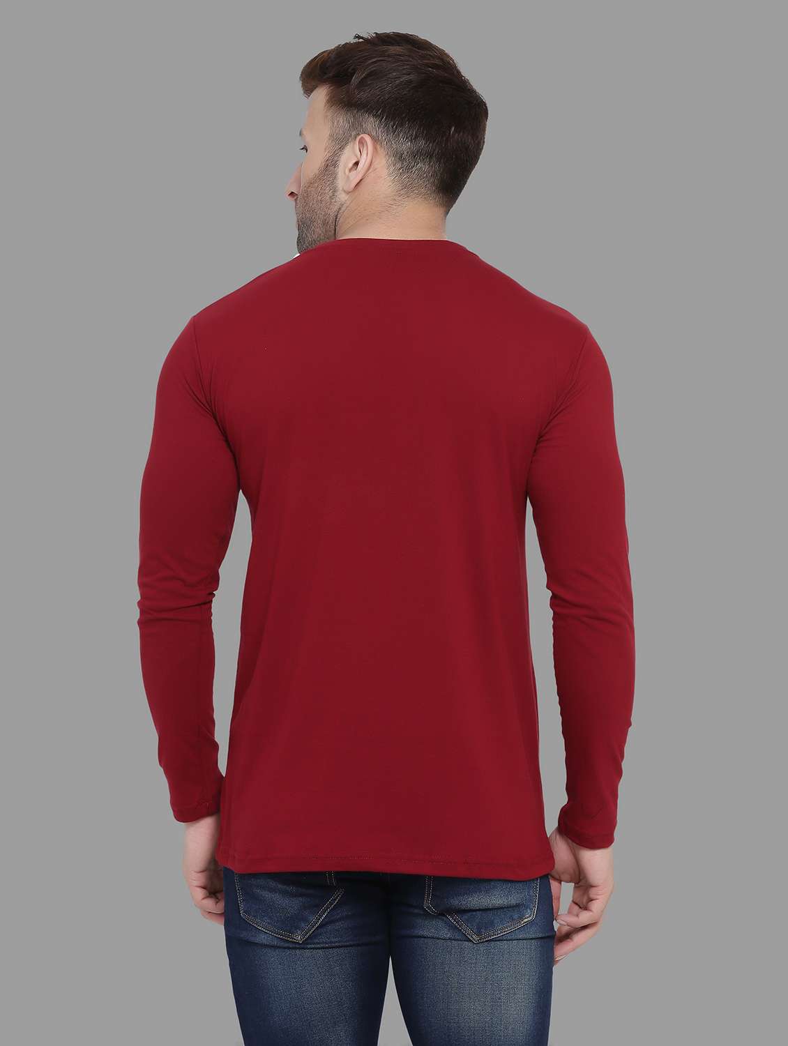 men v neck cotton t-shirt - 19915664 -  Standard Image - 2