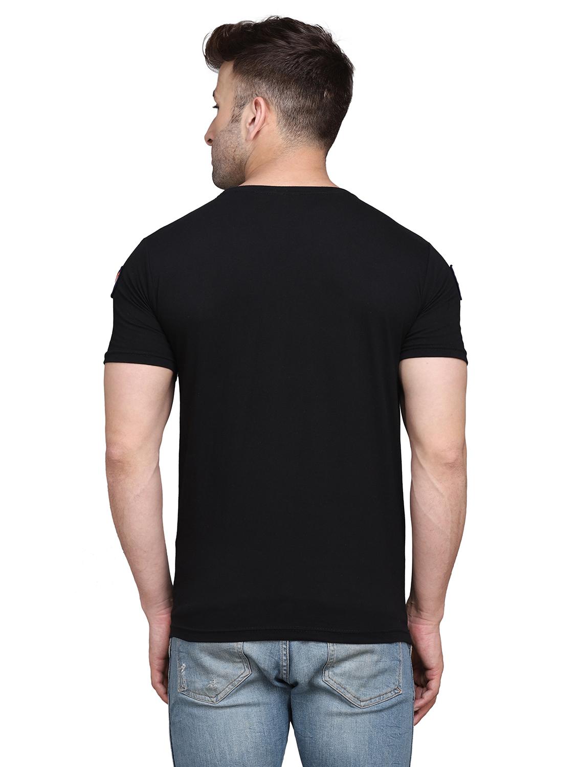 men black slim fit logo print t-shirt - 19915668 - Standard Image - 2