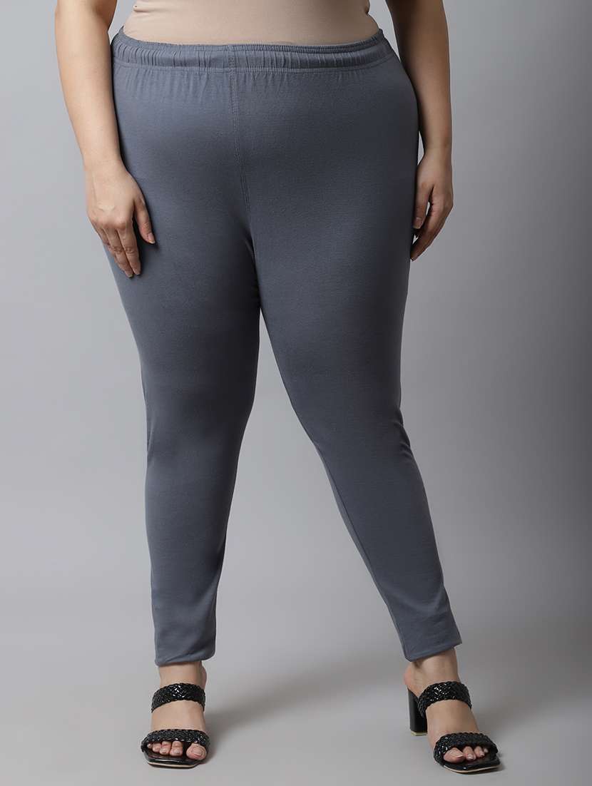 grey cotton leggings