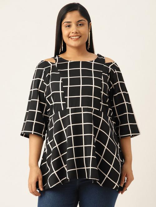 women's a line round neck top - 19919363 -  Standard Image - 0