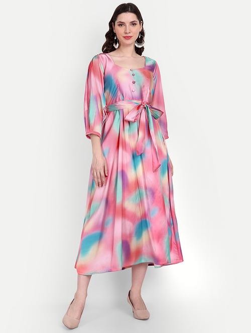 women's tie & dye b dress - 19920027 -  Standard Image - 0
