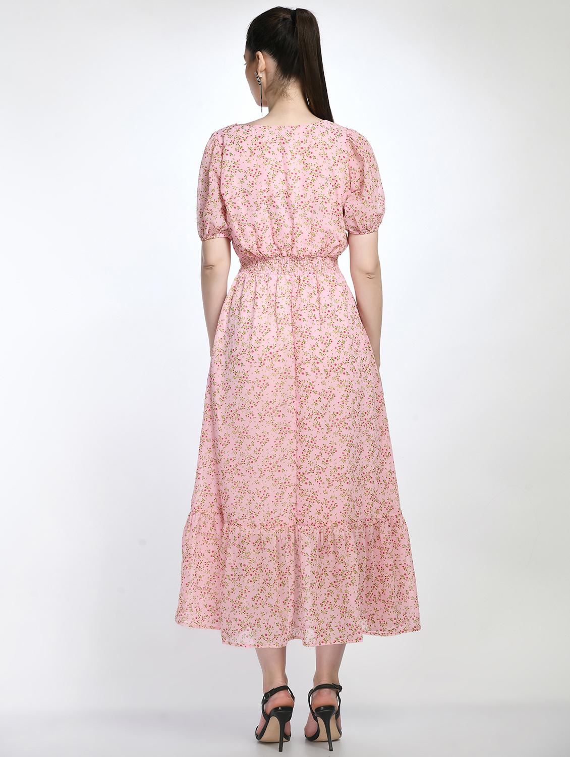 floral printed tiered dress - 19921707 - Standard Image - 2