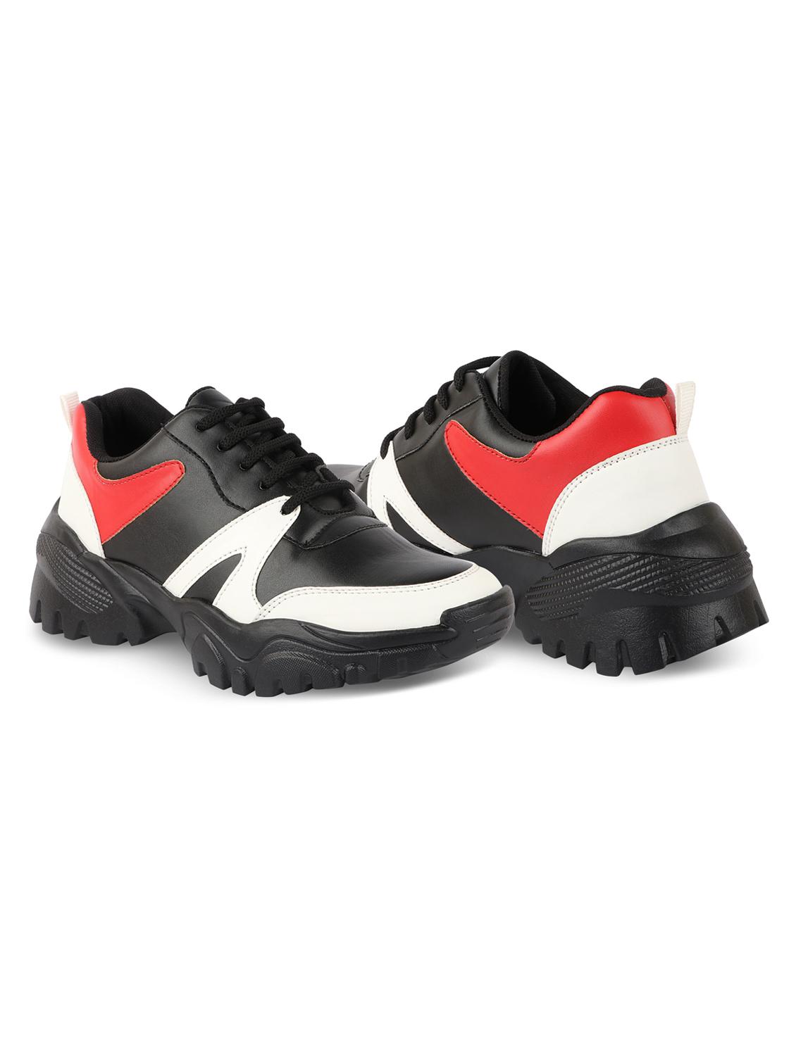 color blocked lace-up sneakers - 19921748 - Standard Image - 2