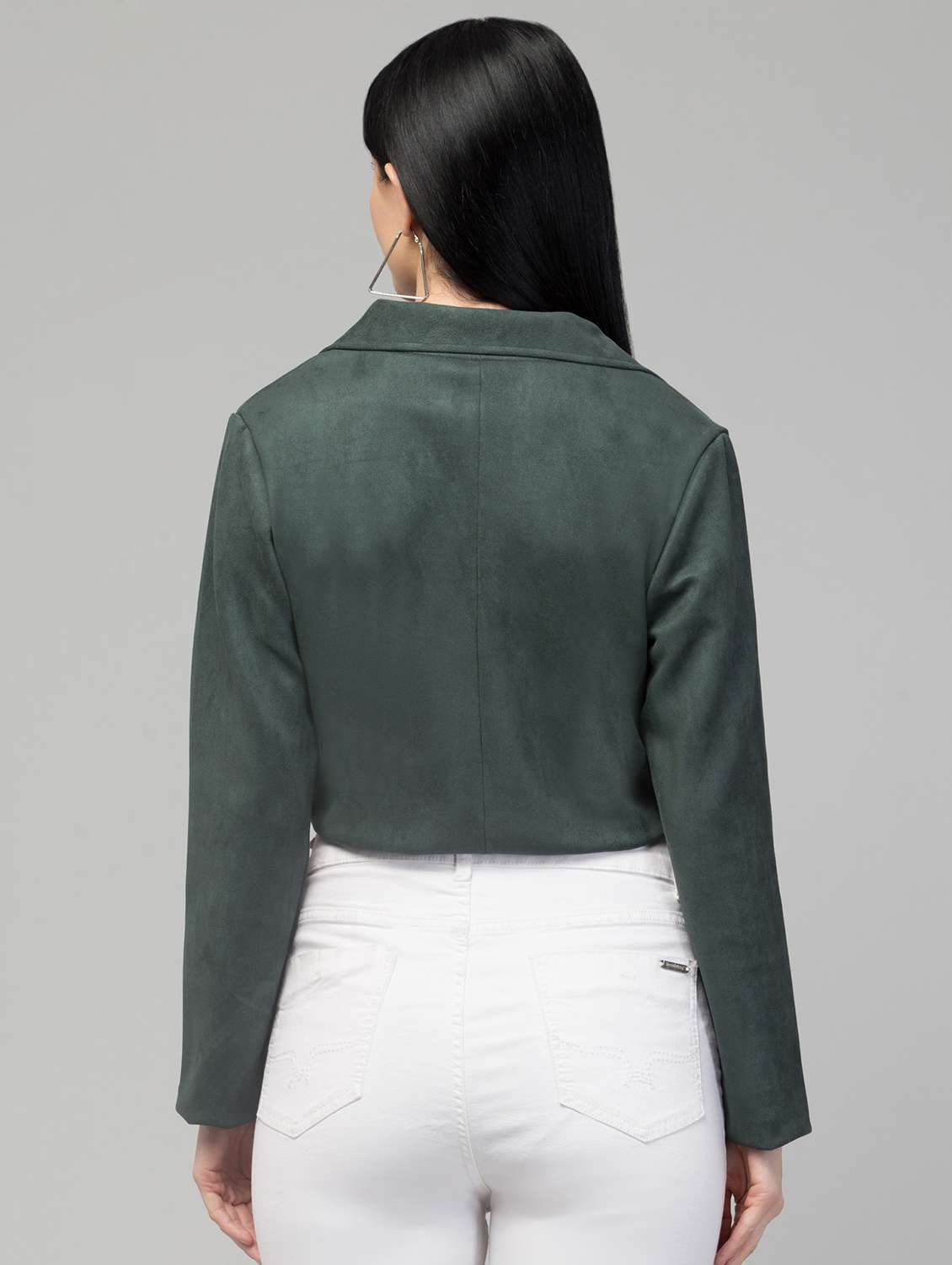 single breasted solid blazer - 19921791 -  Standard Image - 2