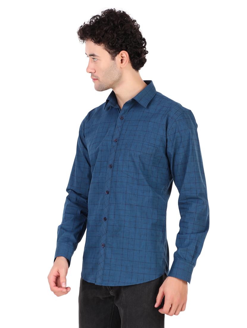 mens checks casual shirt - 19925029 - Standard Image - 2