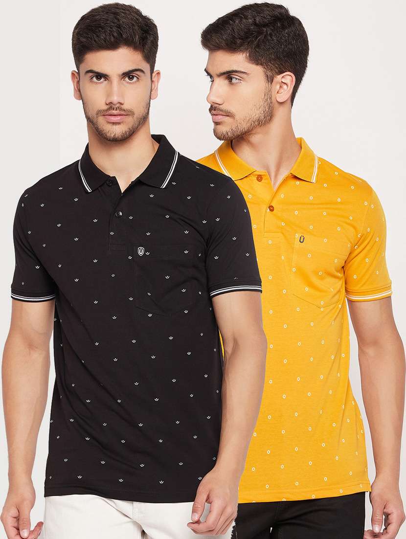 pack of 2 cotton polo t-shirt