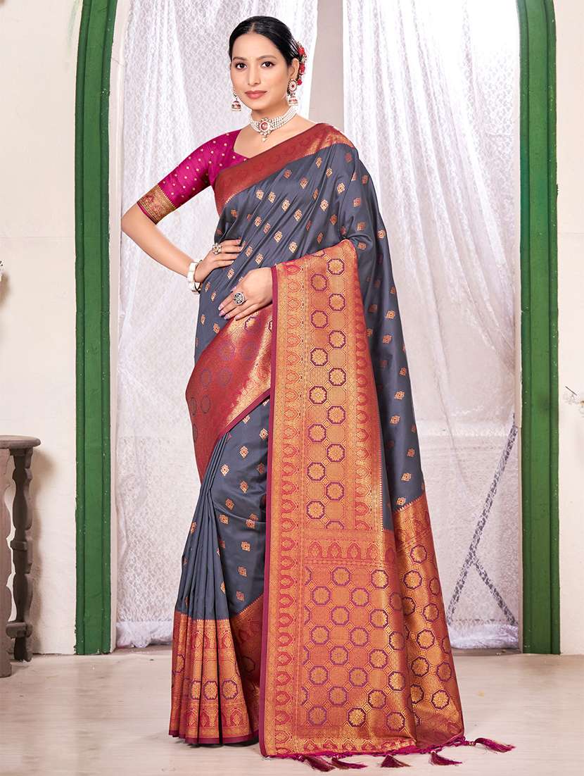 women's banarasi saree with blouse
