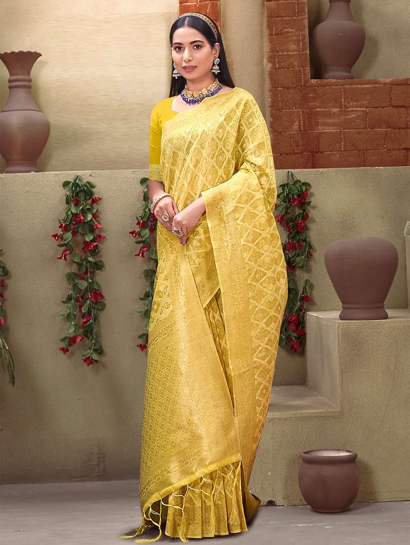 women's banarasi saree with blouse - 19925352 - Zoom Image - 0