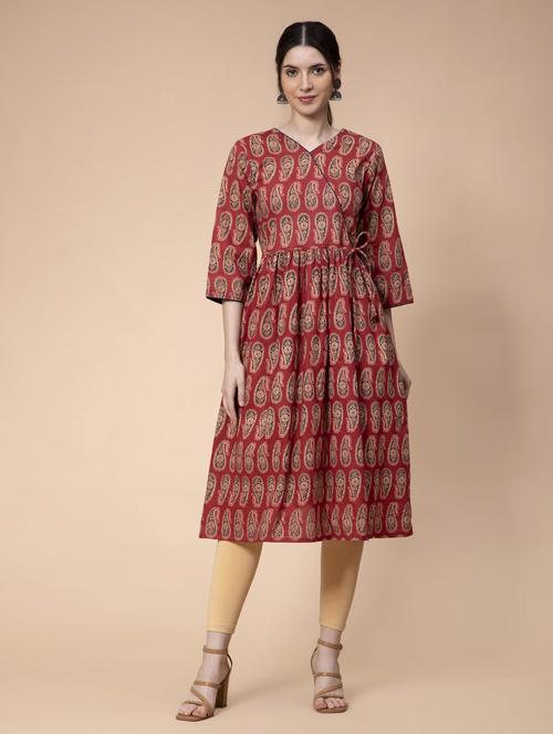 women's angrakha kurta - 19925626 -  Standard Image - 0
