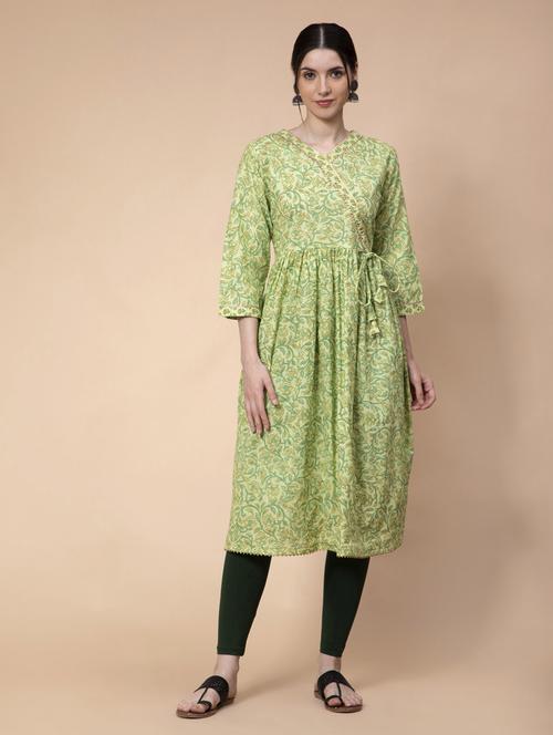 women's angrakha kurta - 19925628 -  Standard Image - 0