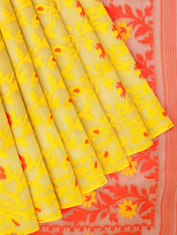 women self design jamdani saree with blouse - 19925796 - Standard Image - 2