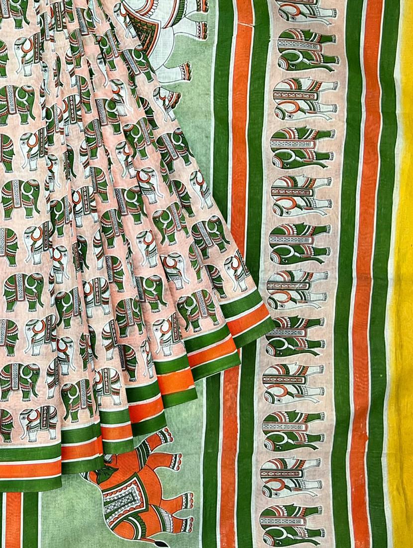 women printed saree with blouse - 19926001 - Standard Image - 2