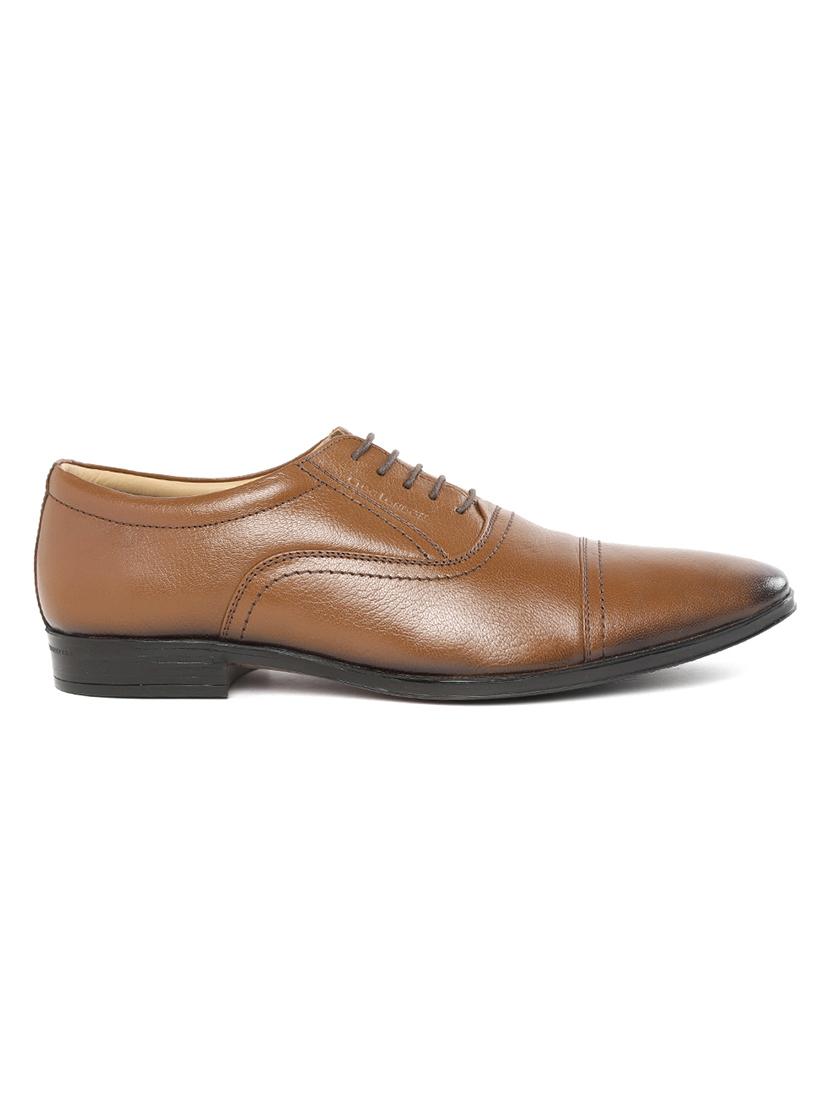 leatherette lace-up oxford shoes - 19926321 - Standard Image - 2