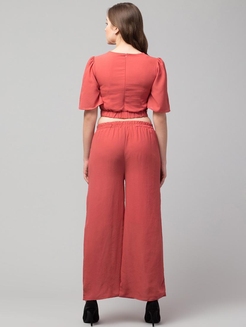 self design top with palazzo set - 19926670 - Standard Image - 2