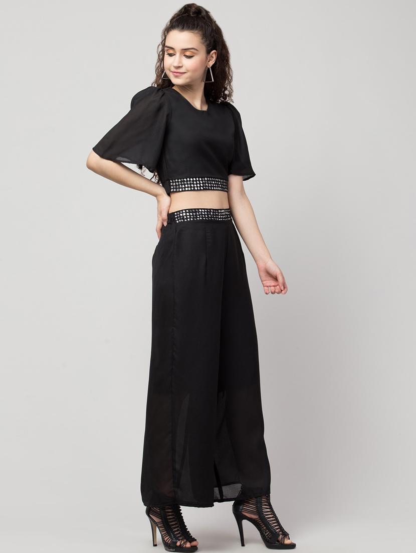 self design top with palazzo set - 19926672 - Standard Image - 2