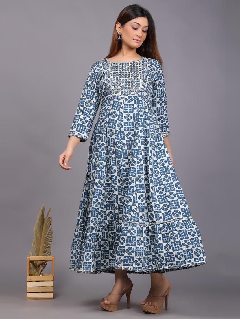 women's flared kurta