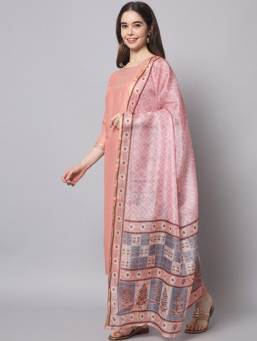 gota work kurta pant set with dupatta - 19927678 - Standard Image - 2