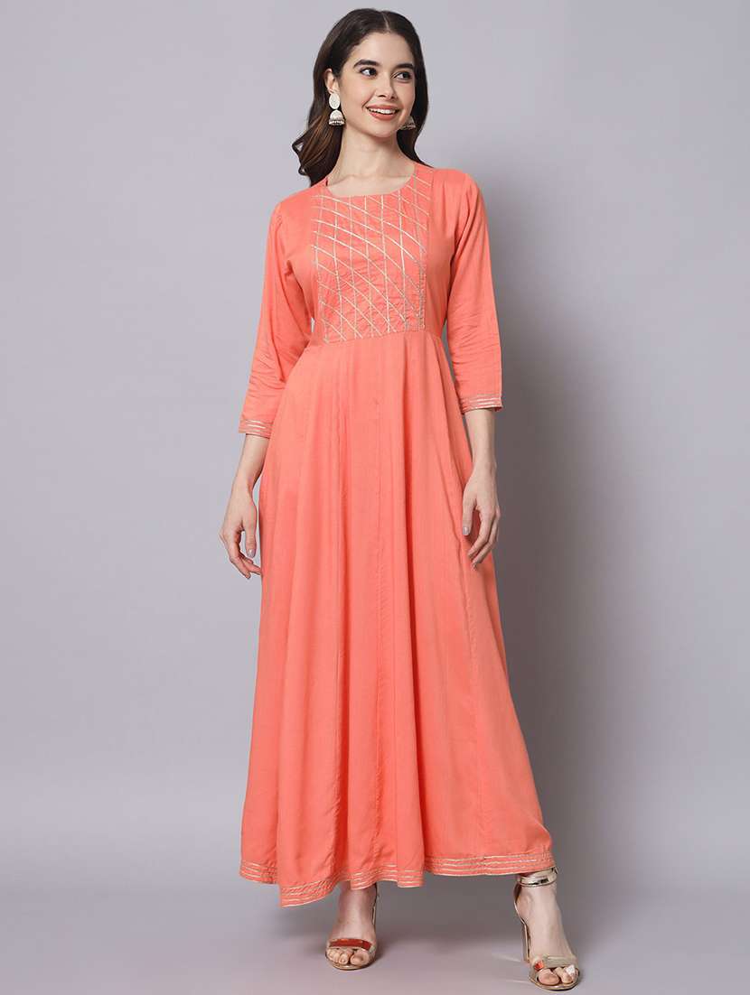 women's flared kurta