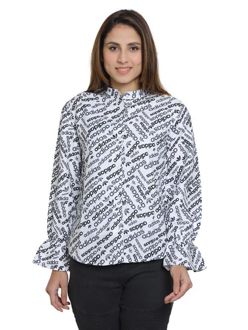 white viscose regular shirt - 19938182 - Standard Image - 0