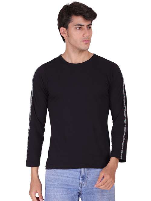 round neck solid regular t-shirt - 19938381 - Standard Image - 0