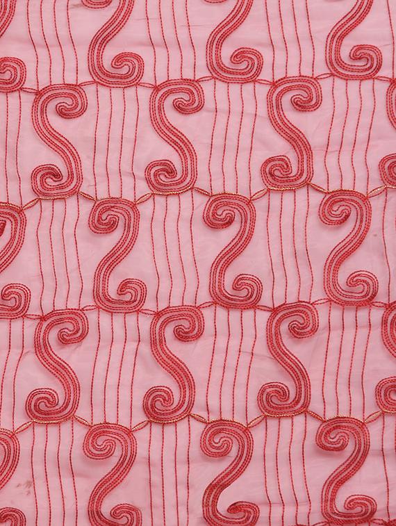 red self designed embroidered dupatta - 19938536 - Standard Image - 2