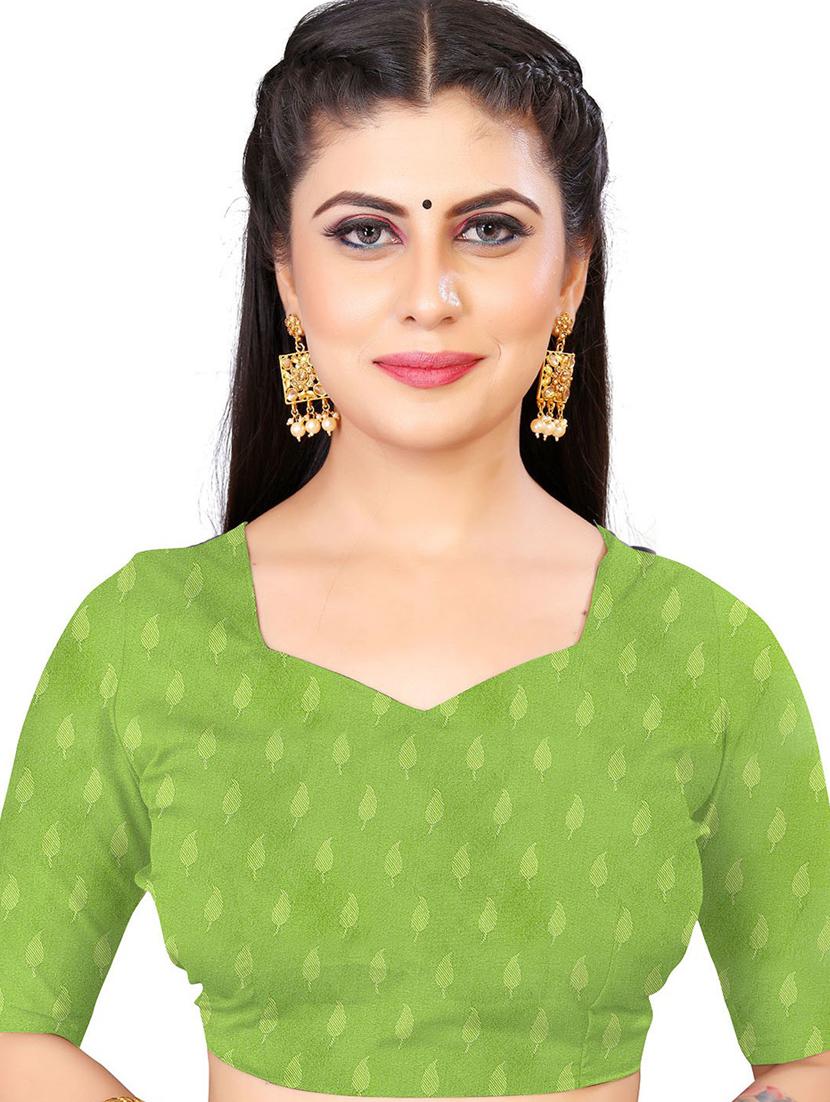 dark blue silk blend saree with blouse - 19941206 - Standard Image - 2