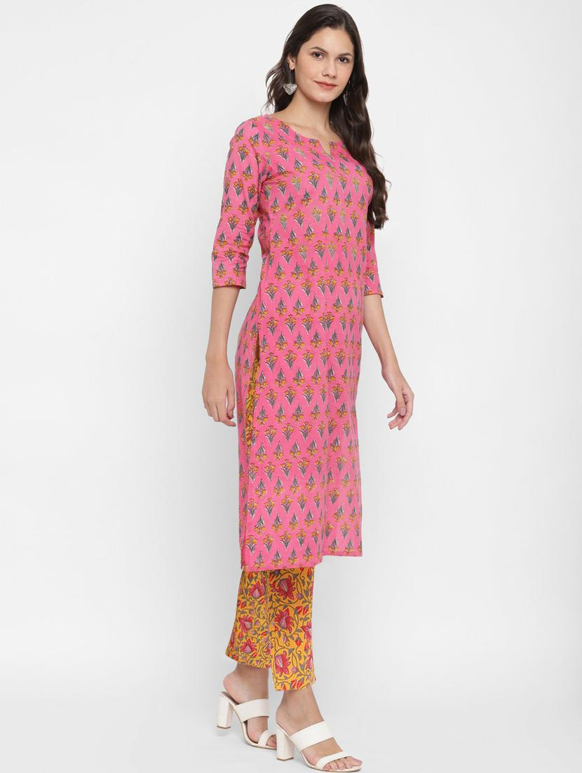 printed kurta pant set - 19942648 - Standard Image - 2