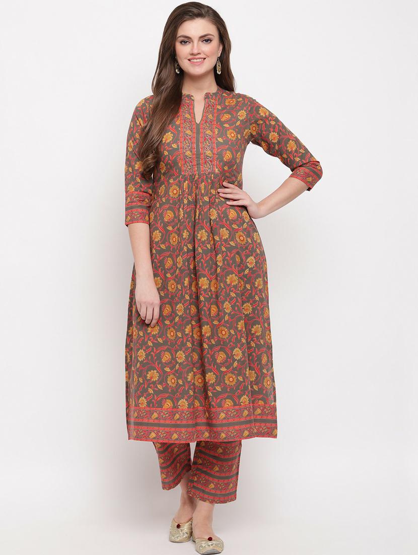printed kurta pant set - 19942683 - Standard Image - 2