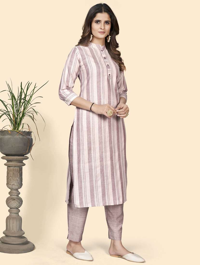 stripes kurta pant set - 19942749 - Standard Image - 2