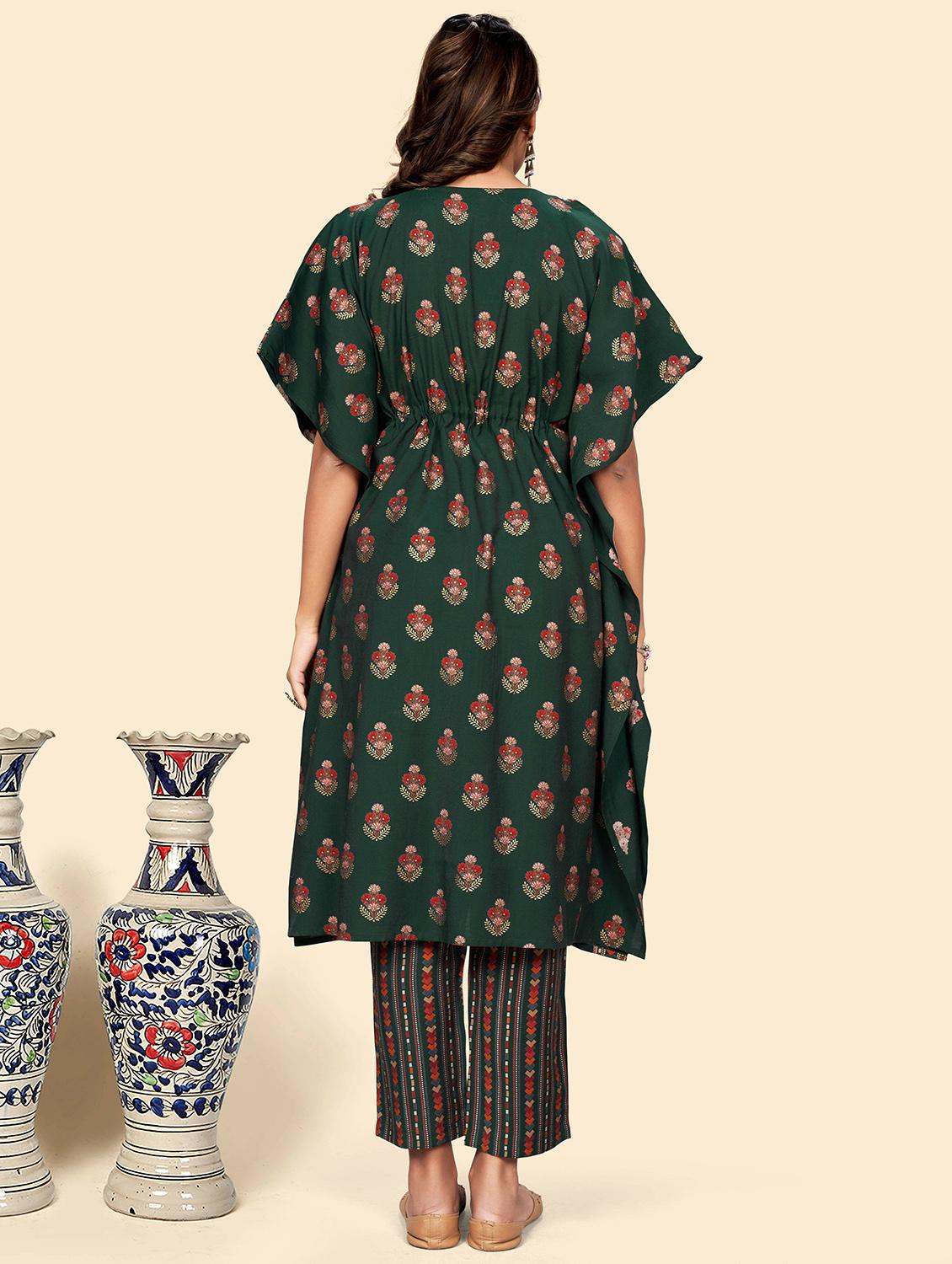 printed kaftan set - 19942836 - Standard Image - 2