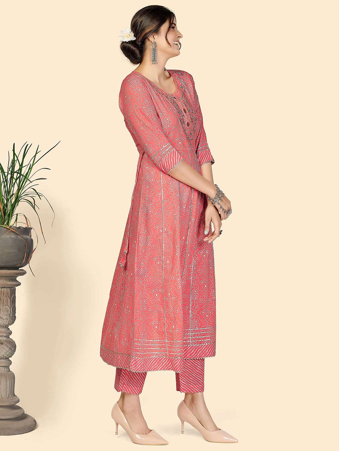 Printed Kurta Dupatta Set - 19942862 -  Standard Image - 2