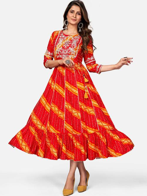women's flared kurta - 19942979 -  Standard Image - 0