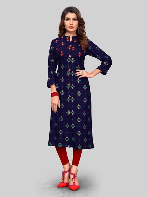 women's straight kurta - 19943051 - Standard Image - 0