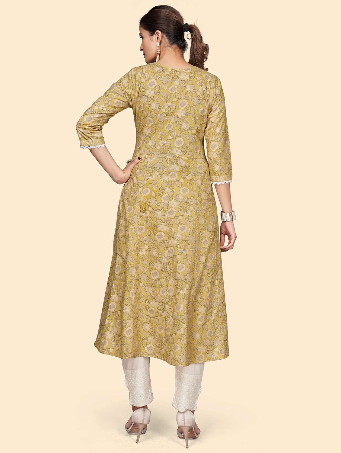 women's a-line kurta - 19943209 - Standard Image - 2