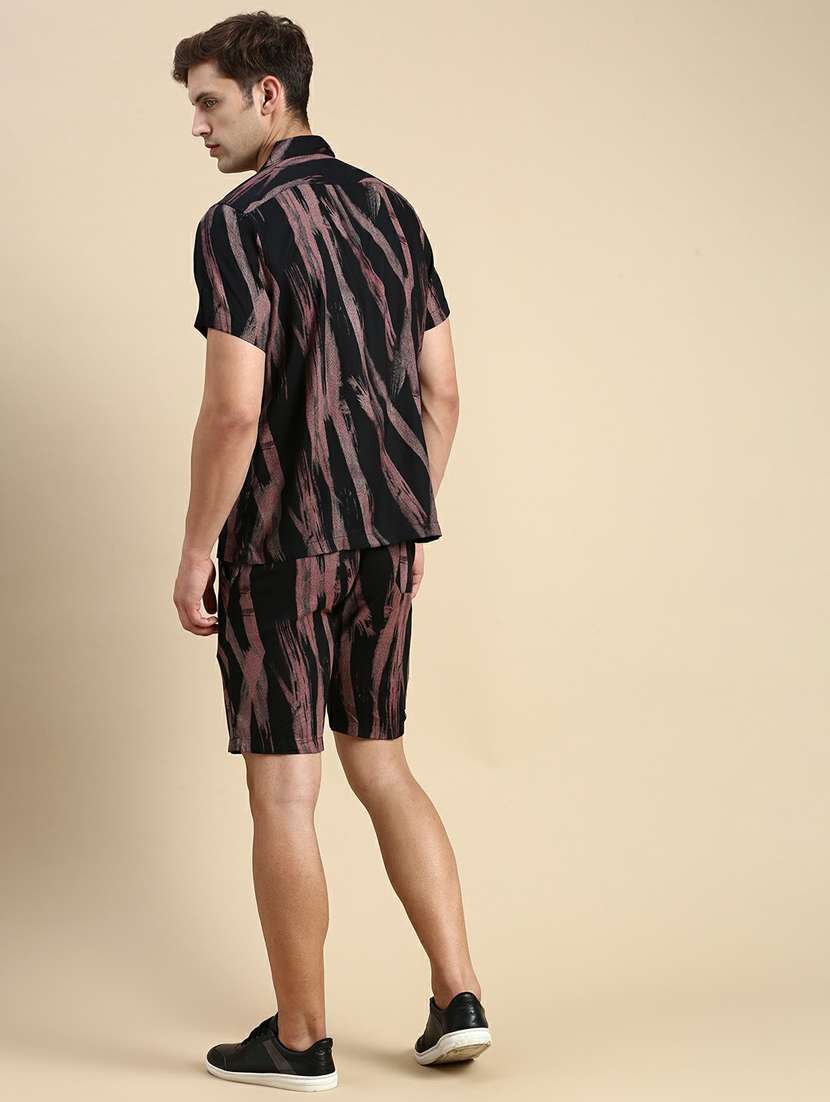 men's printed shorts co-ords set - 19944439 -  Standard Image - 2