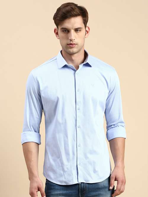mens solid casual shirt - 19944554 -  Standard Image - 0