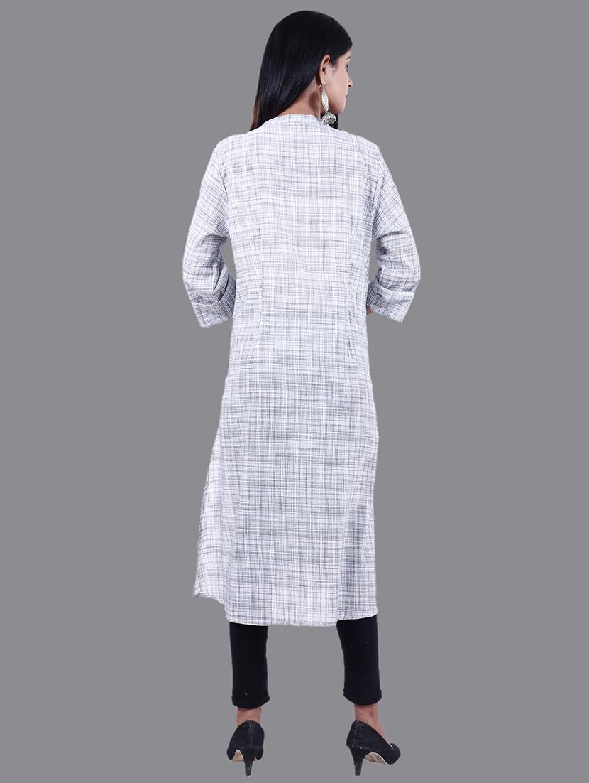 women's straight kurta - 19944809 - Standard Image - 2