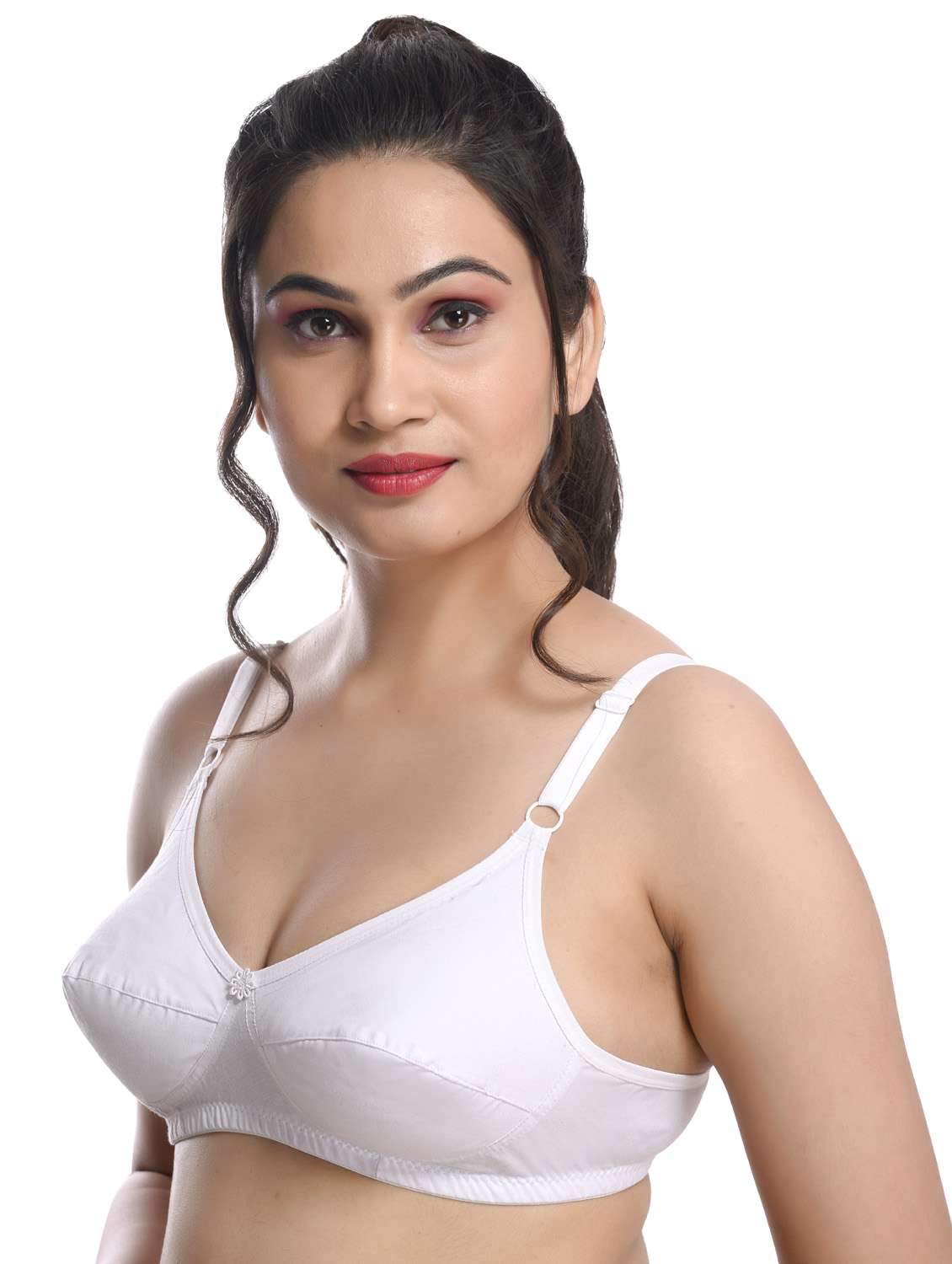 white full coverage regular bra - 19944921 -  Standard Image - 2