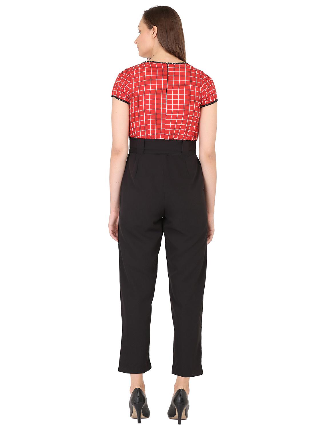 women printed full leg jumpsuit - 19945220 - Standard Image - 2