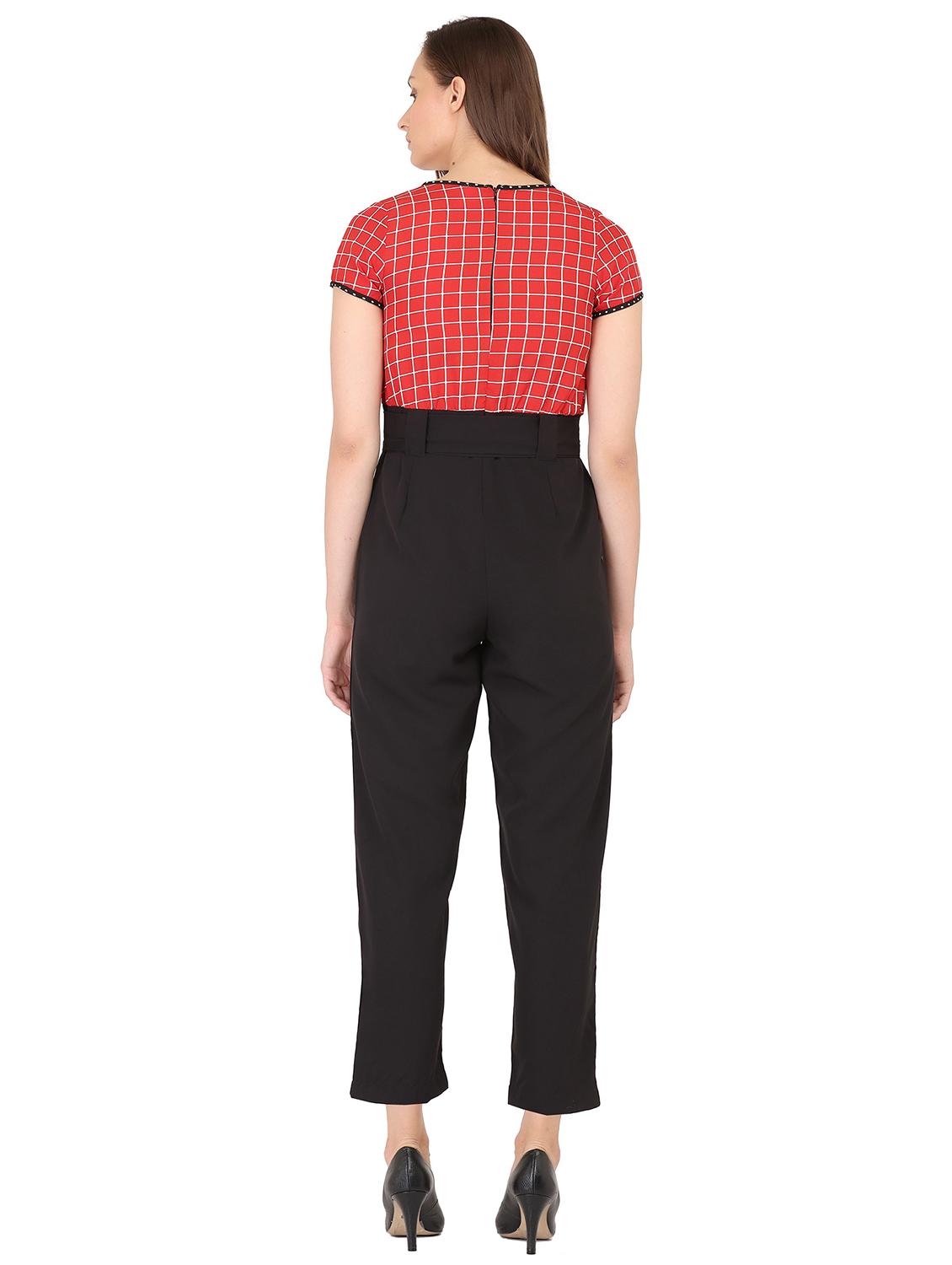 women printed full leg jumpsuit - 19945221 - Standard Image - 2
