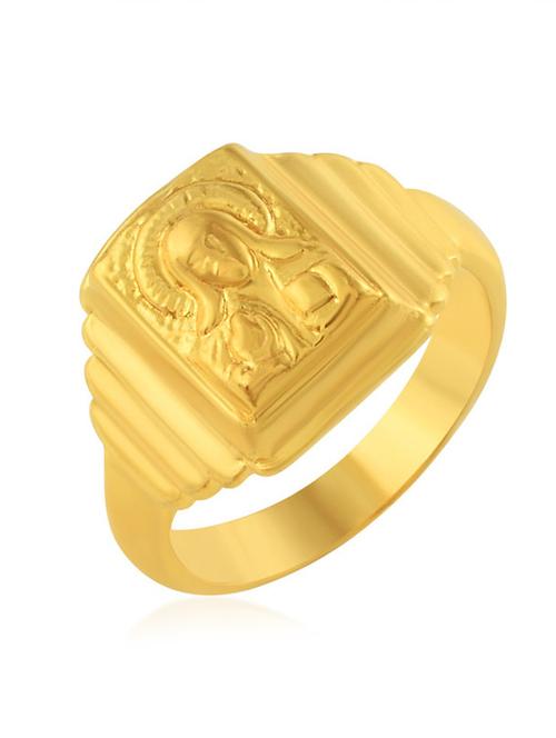unisex gold plated finger ring - 19945308 -  Standard Image - 0