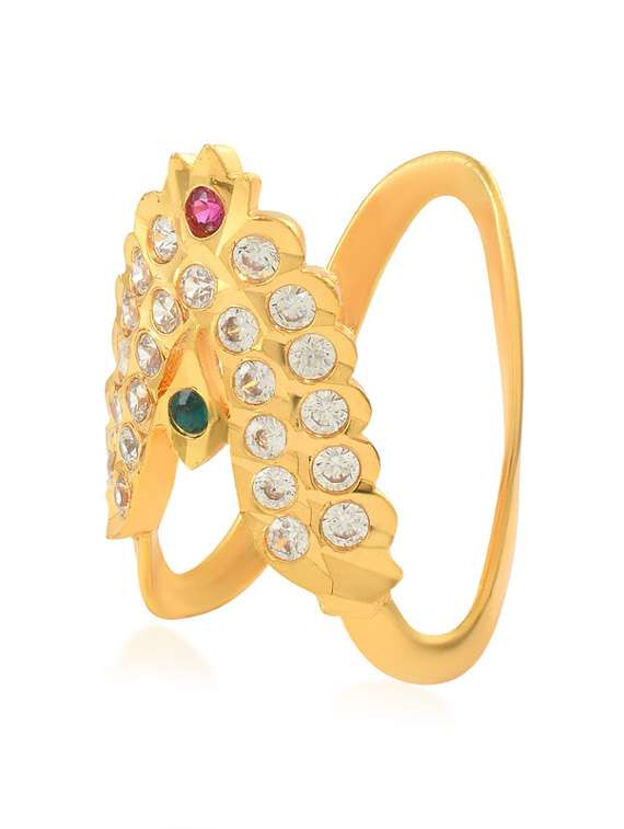 gold plated finger ring