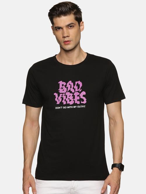 round neck printed regular t-shirt - 19945337 -  Standard Image - 0