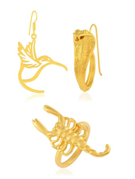 gold plated fashion jewellery set