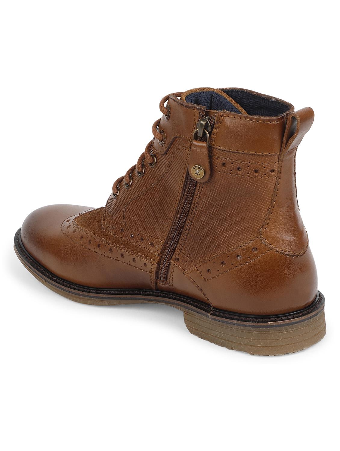 tan leather lace up boots - 19945375 - Standard Image - 2
