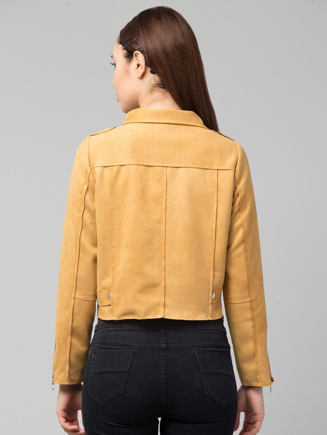 zipper solid red regular jacket - 19945472 - Standard Image - 2