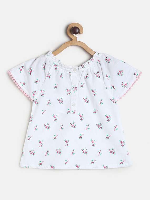 girls round neck top